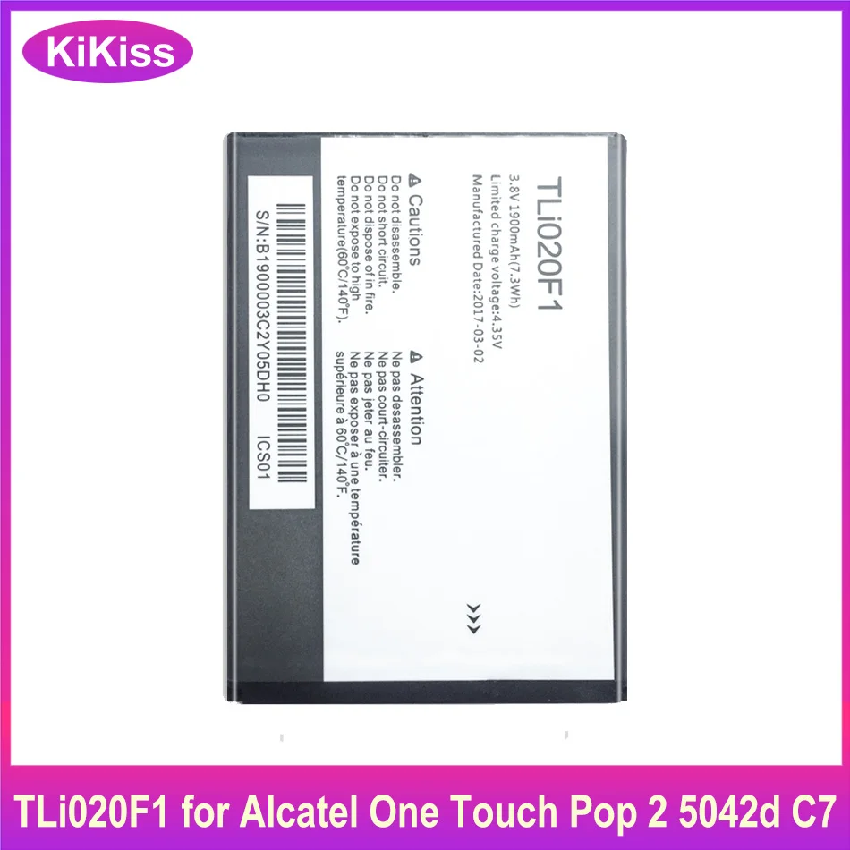 Аккумулятор TLI020F1 TLI020F2 для Alcatel One Touch Pop 2 5042d C7 OT-7040 5010 5010D OT5010 OT5010D для TCL J720 J720T J726