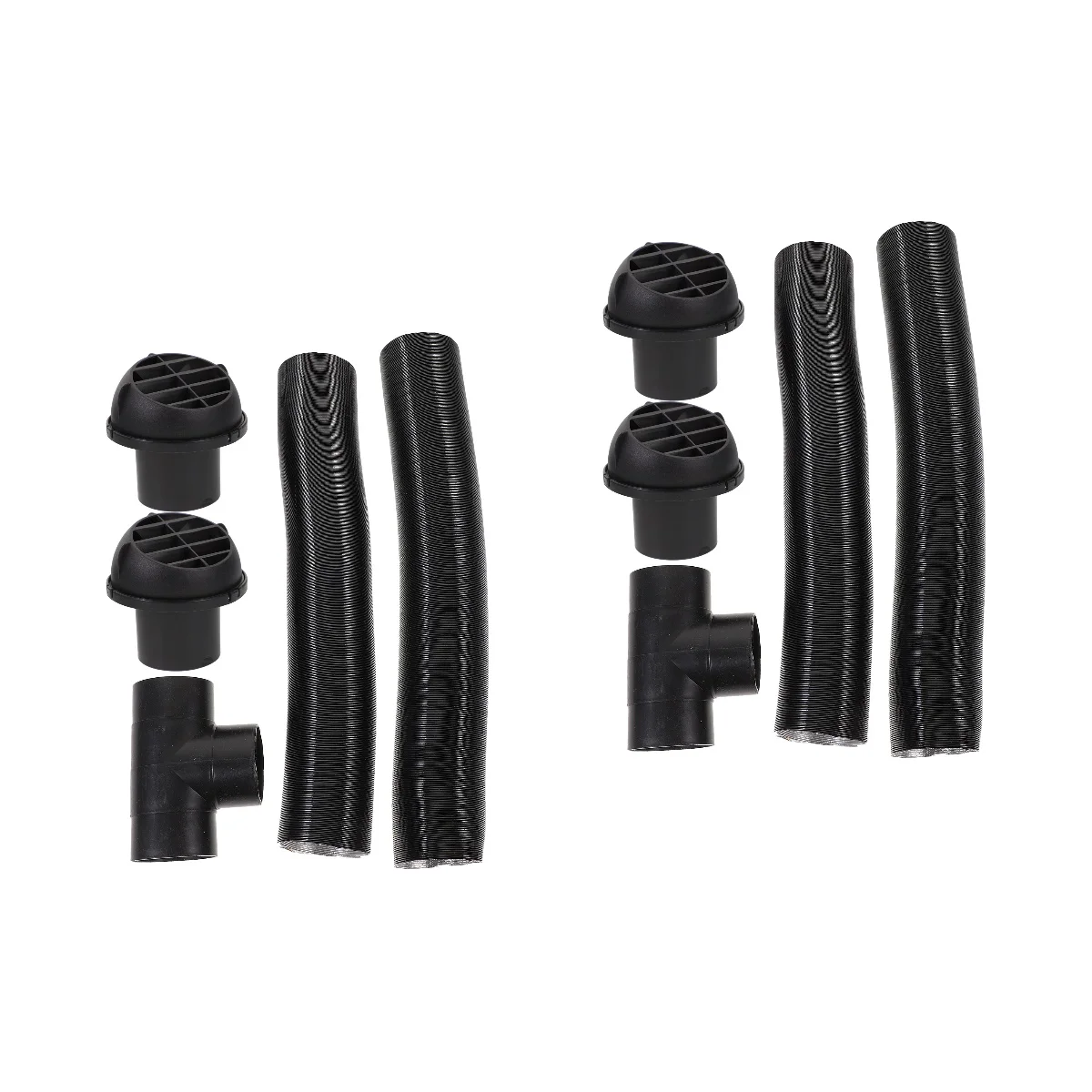 

2 Sets Car Heater Duct Warm Air Vent Outlet Heater Duct Heater Pipe Supply