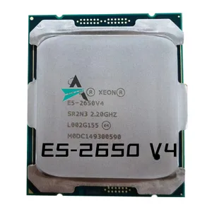 Used Xeon E5 2650 V4 E5-2650V4 Processor SR2N3 2.2GHz 12-Cores 30M LGA 2011-3 E5-2650 V4 CPU Free Shipping