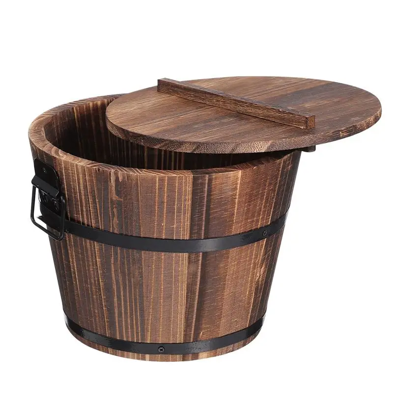 

1pc Round Storage Basket Food Storage Basket Household Basket for Home with Lid