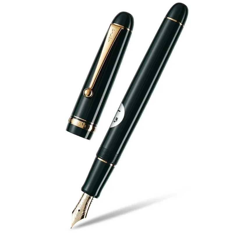 

Японская оригинальная пилотная ручка на заказ 74, прозрачная перьевая ручка из смолы 14 карат, мягкое перо, бизнес-офис, студенческий письменный подарок FKK-1000R