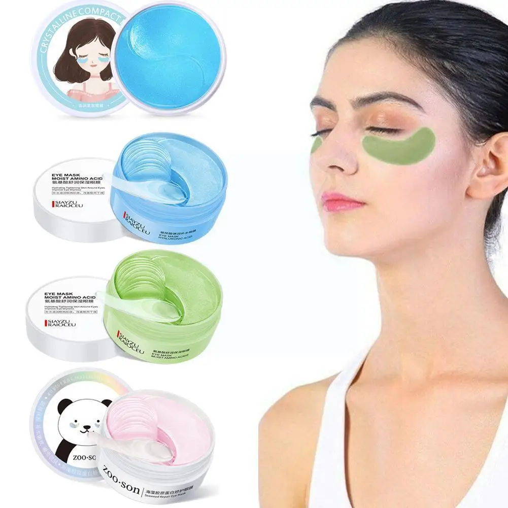 

Korea Sleep Natural Seaweed Collagen Eye Lines Patch Product Care Moisturizing Eye Hydrating Skin Eye Gel Im W3a8