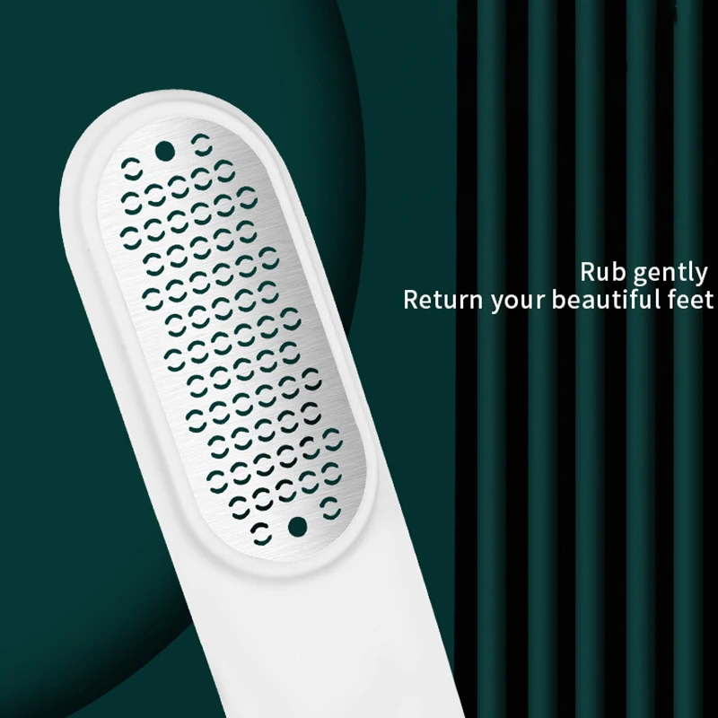 

Foot Care Tool Double-sided Stainless Steel Footplate Foot Grinder Files for Feet Dead Skin Callus Peel Remover