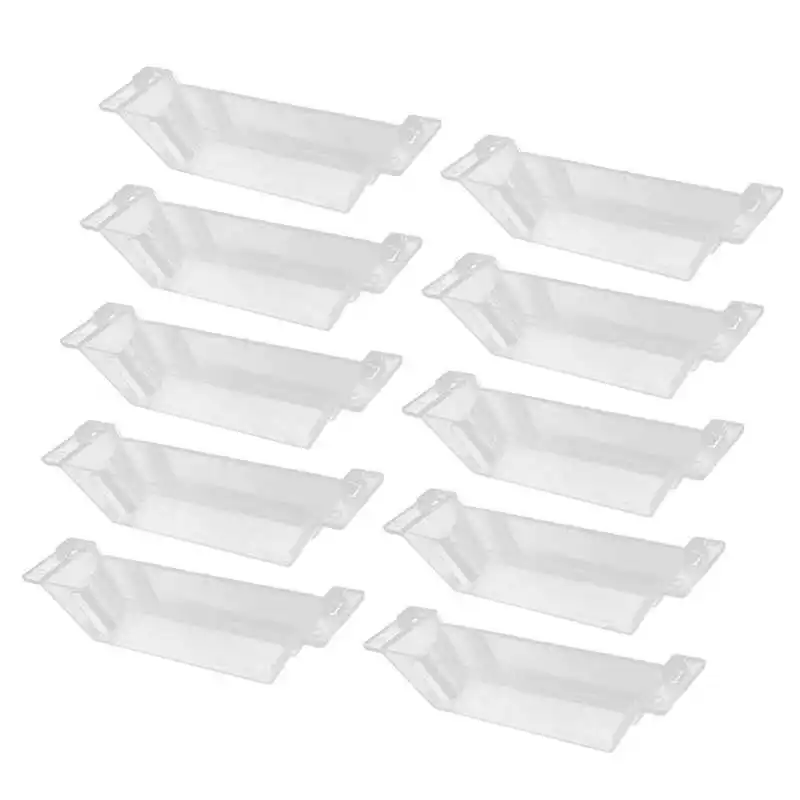 

10Pcs Transparent Rectangle Range Hood Oil Collection Grease Cup for Universal Range Hood Kitchen Range Hood Oil Box Parts