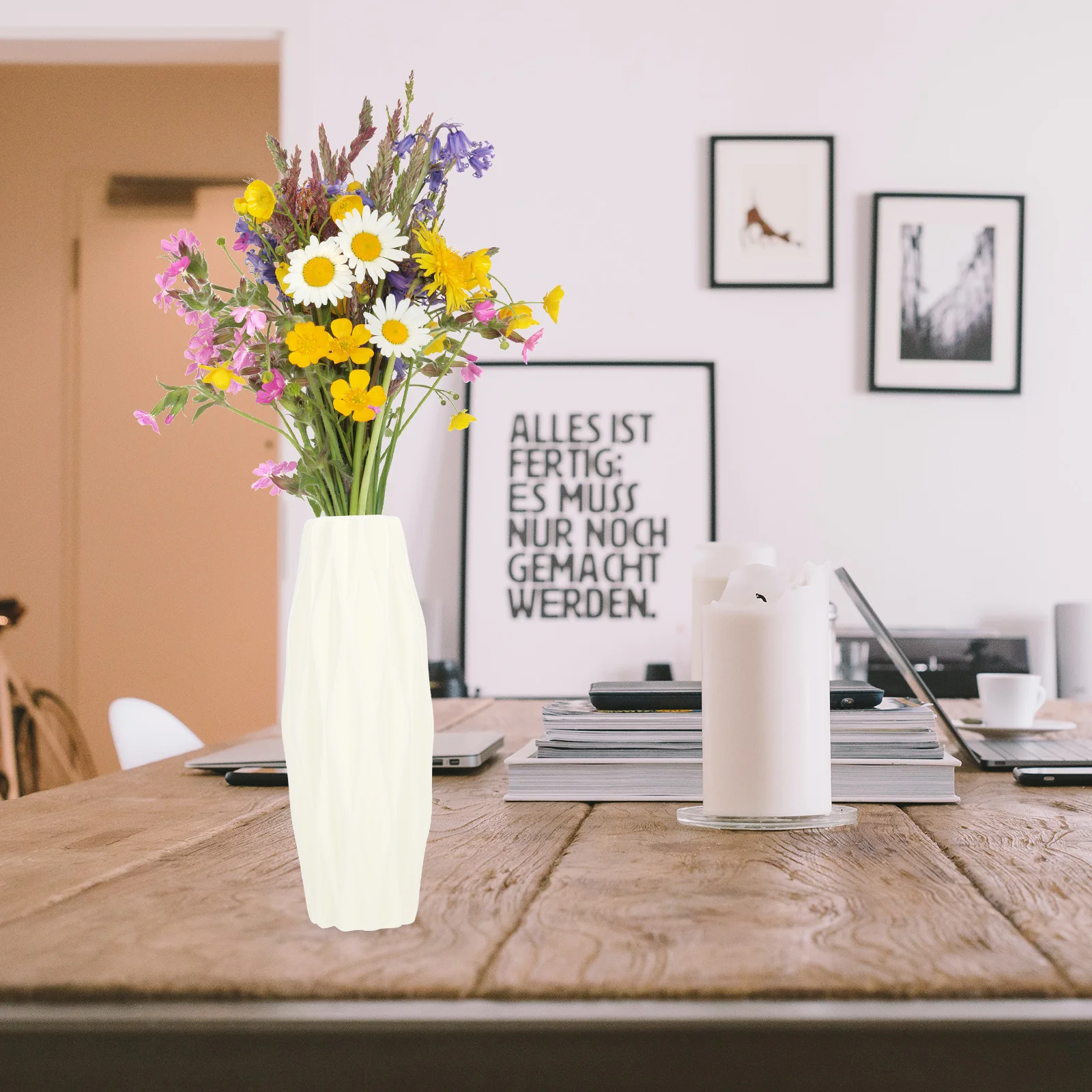 Белые вазы розовые украшения настольный современный дисплей в скандинавском