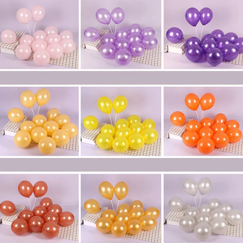 100 ~ 10 шт. утолщенные круглые перламутровые шары 5 дюймов |