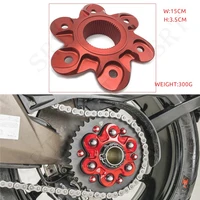 for ducati 1200 1200s 1260 multistrada motorcycle accessories cnc aluminium six hole style rear sprocket flange cover 1200s