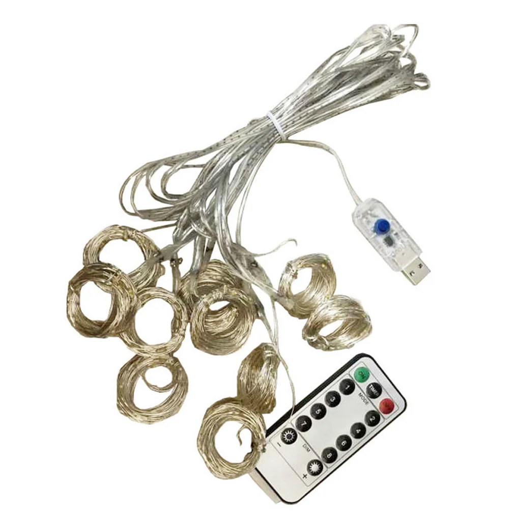 

USB-гирлянда с пультом дистанционного управления, светодиодов