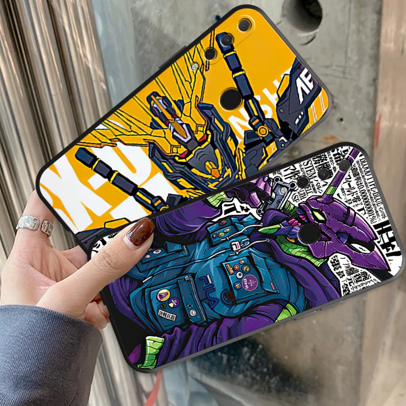 

Japan Anime Gundam Phone Case For HUAWEI P20 Lite Pro Plus P20 Lite 2019 Coque Shell Smartphone Protective Soft ShockProof