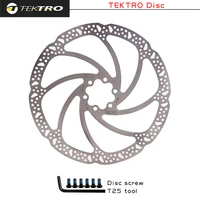 tektro bicycle brake pads 160180203mm mountain bike hydraulic disc brake disc for mtb road foldable bicycle brake pads