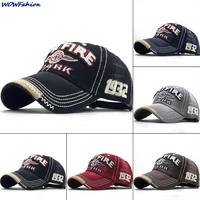 baseball cap for unisex mens snapback fishing spark letter embroidery washed denim trucker outdoor sports cap sun hat