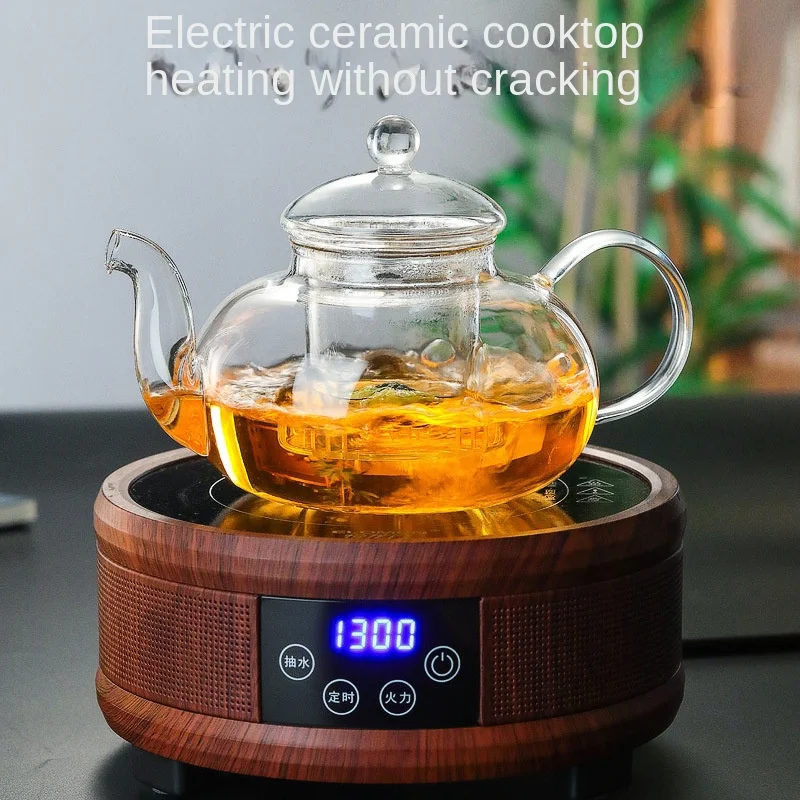 

Thickened High Borosilicate Glass Flower Teapot High Temperature Resistant Glass Teapot Filter Kung Fu Tea Set