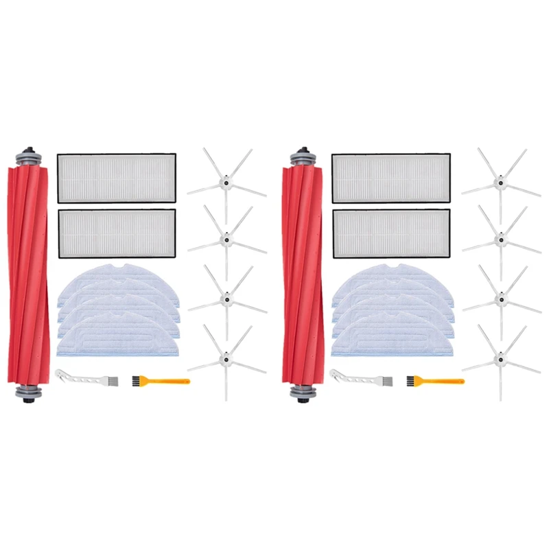 

Practical Boutique 26Pcs Replacement Parts Kit For Xiaomi Roborock S7 Robot Vacuum Cleaner Side Roller Main Brush HEPA Filter Mo