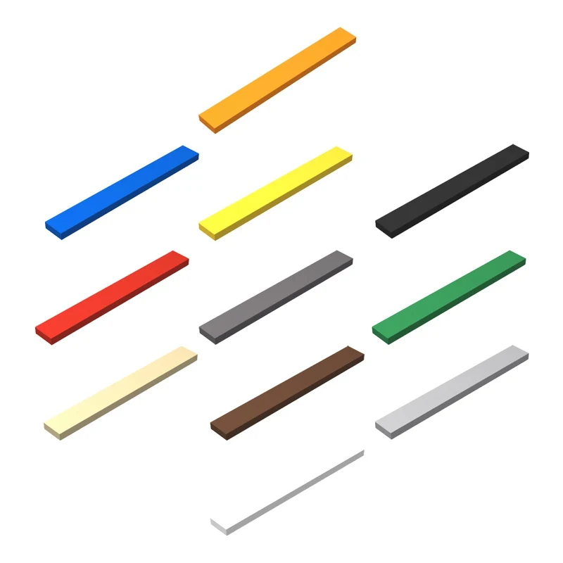 MOC 4162 аксессуары 1x светильник вая панель 20 шт./компл. плоская плитка, сборные детали, строительные блоки, детские подарки, Обучающие игрушки, аксессуары