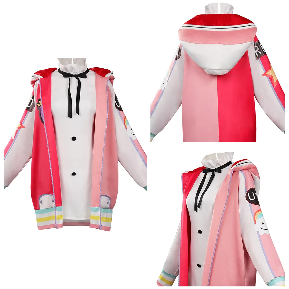 

One Piece Film Red Uta Cosplay Costume Dress Coat Outfits Halloween Carnival Suit