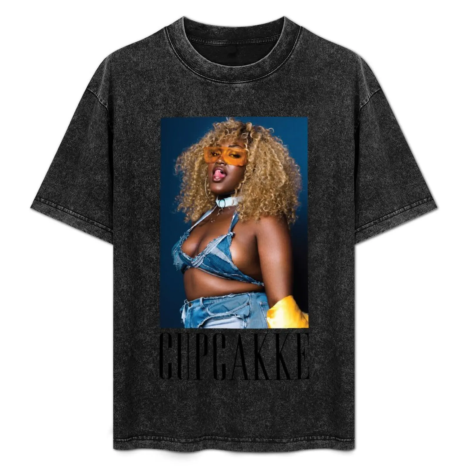 Футболка с изображением cupcakke хлопковые футболки рисунком аниме забавная