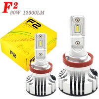 90w h7 led headlight bulb canbus 12000lm h8 h11 9005 h4 h11 hb2 led headlight h7 car fog lamp headlight with decoder for vw polo