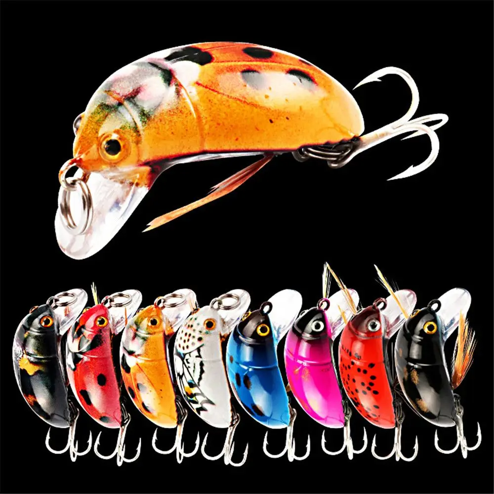 

38mm/4.1g Fishing Tackle Cicada Bait Fishing Lure Insect Bug Lure Sea Beetle Crank Floating Wobbler For Bass Carp Fishing-Tackle