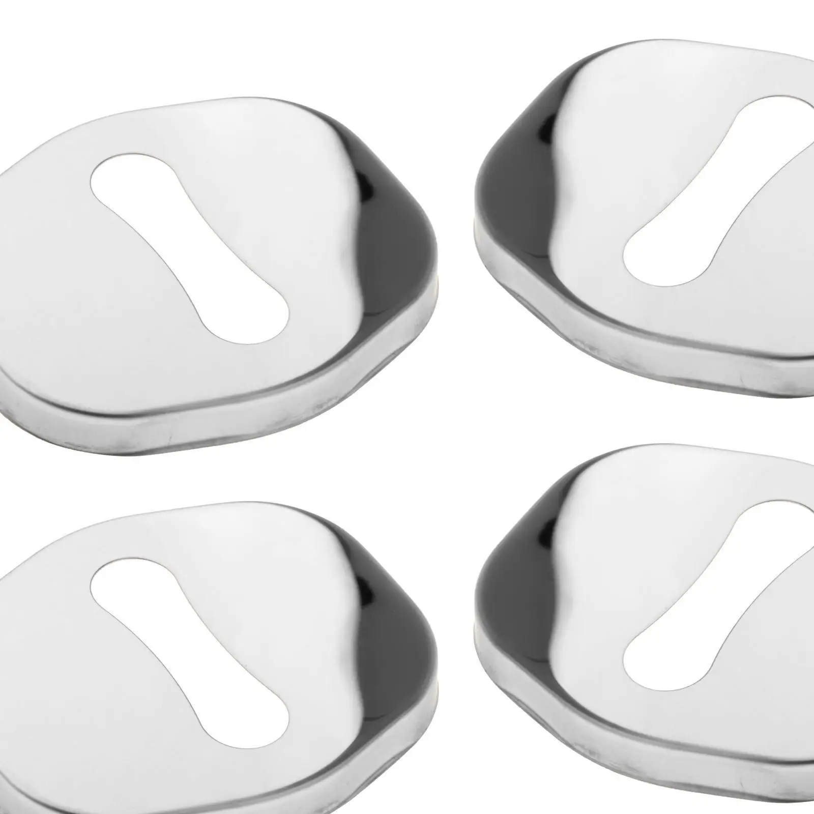 

4 шт., металлические чехлы на дверные замки для Byd Yuan Plus Atto 3 Black