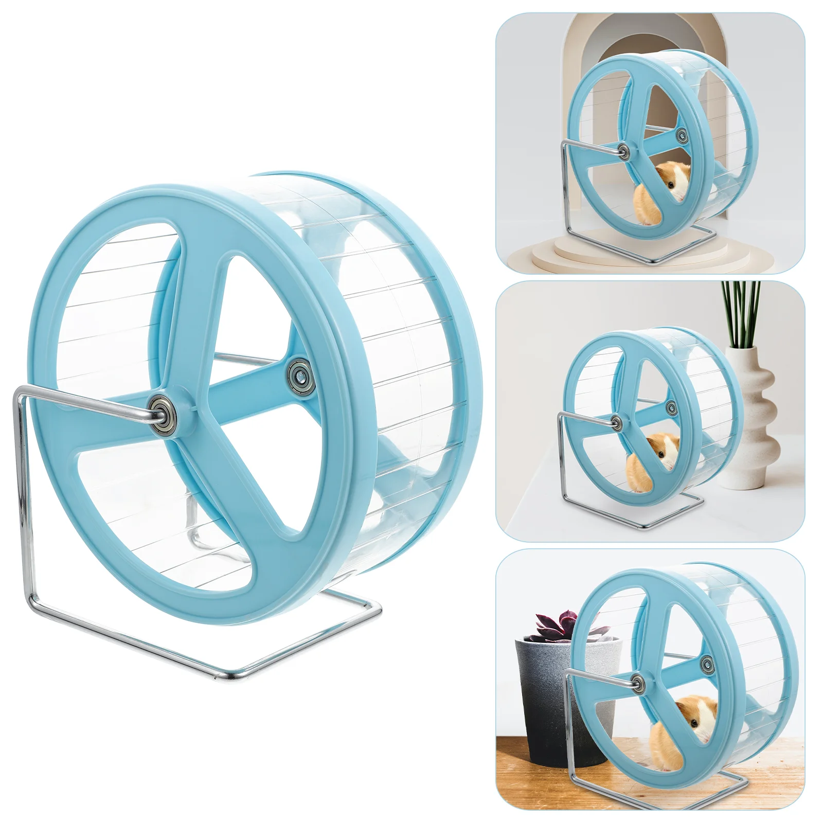 

Wheel Hamster Running Exercise Toy Rat Saucer Guineasports Silent Flyingchinchilla Toys Animal Cage Jogging Largepet