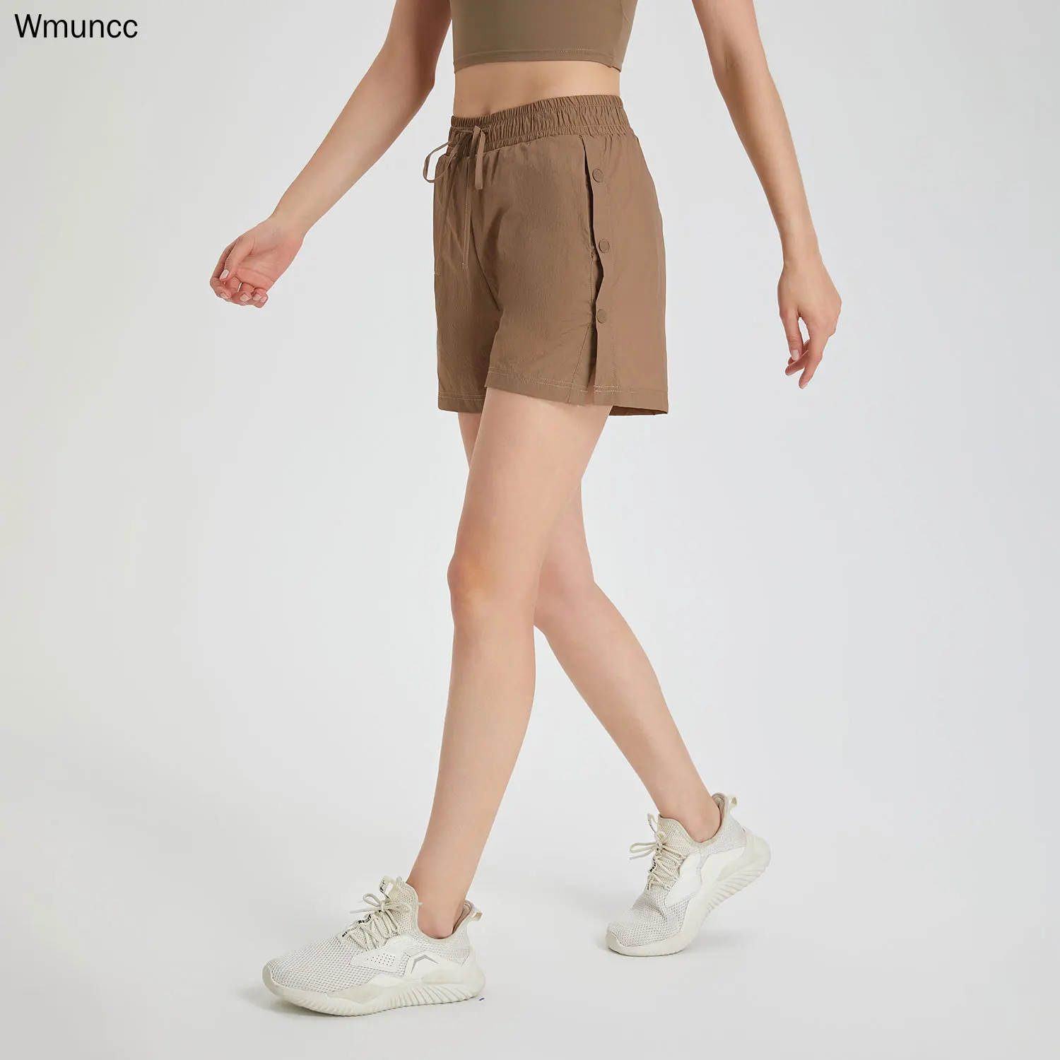 

Antibom Sports Shorts Women's Loose Fit Quick Dry Running Fitness Anti Walking Light High Waist Dance Yoga Pants