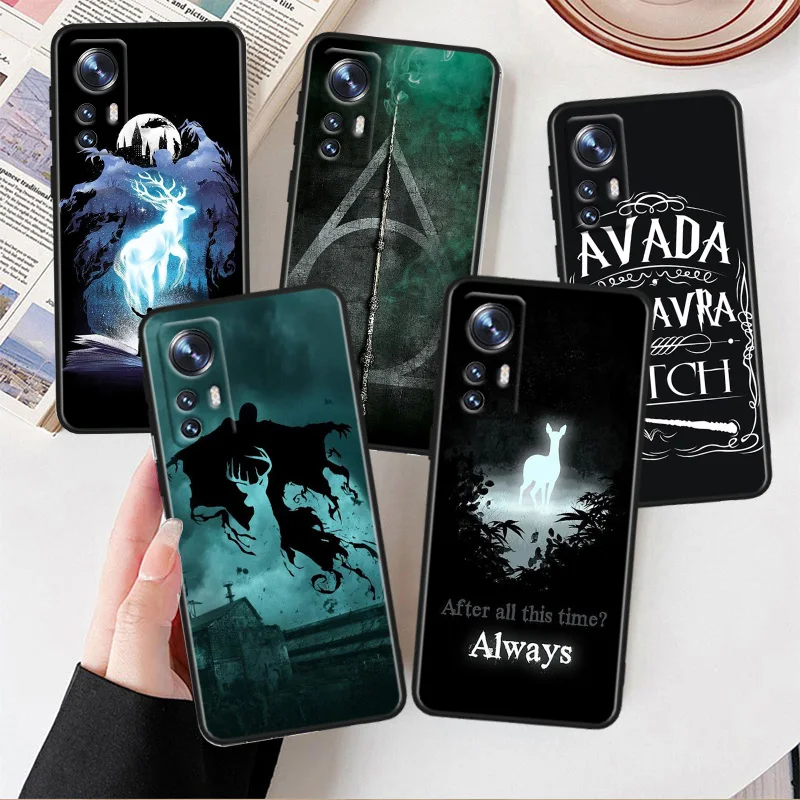 

Art Cool Harries Wand Potters Phone Case For Xiaomi Mi 13 10S 10 9T 9SE 8 Mix Play A3 A2 A1 CC9E Note 10 Lite Pro Black Cover
