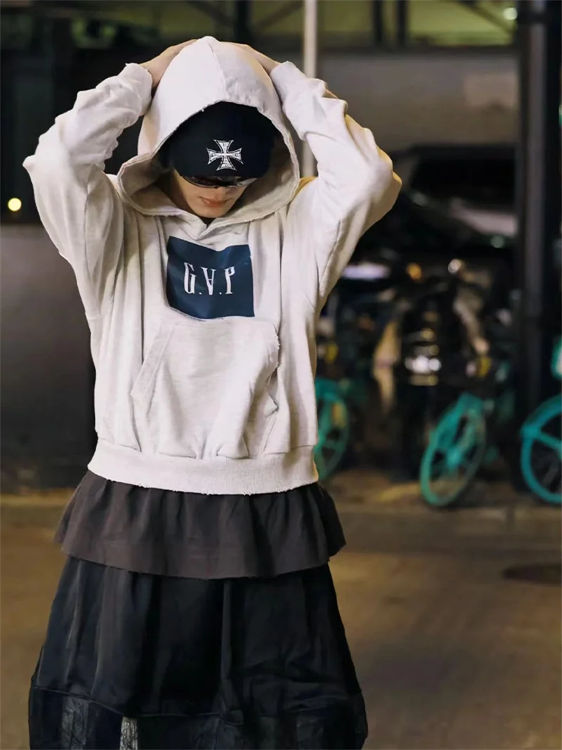 Осень/зима GRAILZ GR новая винтажная толстовка высокого качества с буквенным принтом