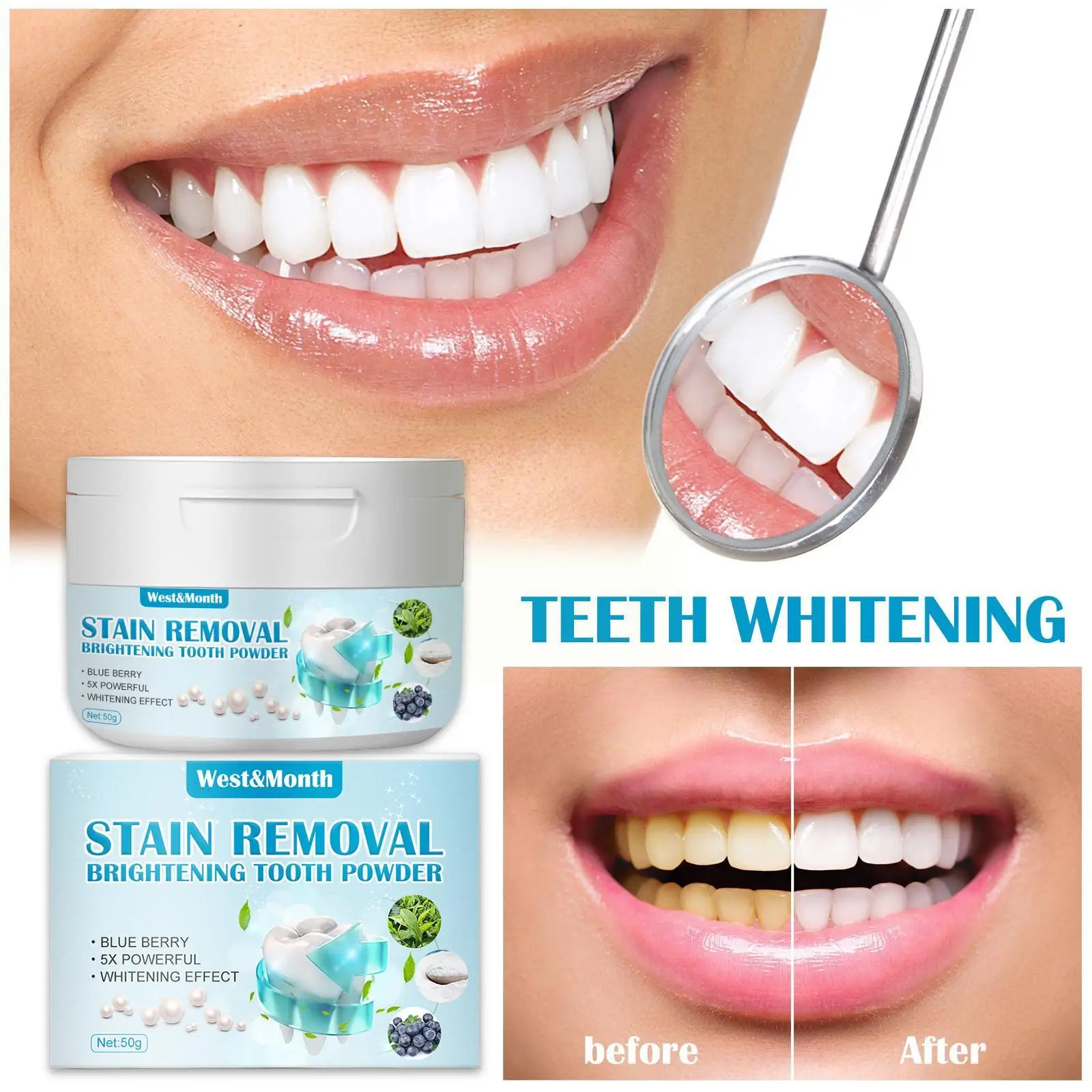 

Teeth Whitening Soda Powder Toothpaste Tools White Remove Plaque Ush Teeth Gel Cleaning Toothbr Stains Hygiene Y1g4