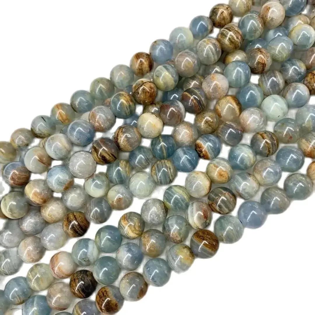 2024 Синий Аргентина Кальцит Камень Натуральный Драгоценный Камень DIY ...