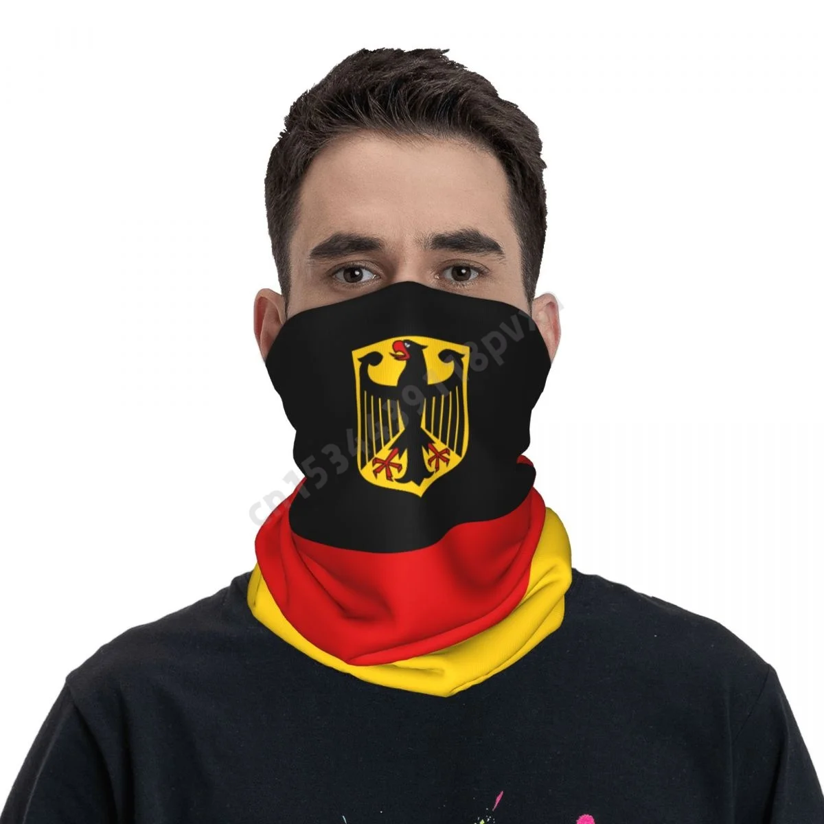 

Немецкий y-образный флаг, немецкий национальный шейный платок, шарф, маска для лица, унисекс, обогреватель для шеи, детская одежда, для велоспорта, походов