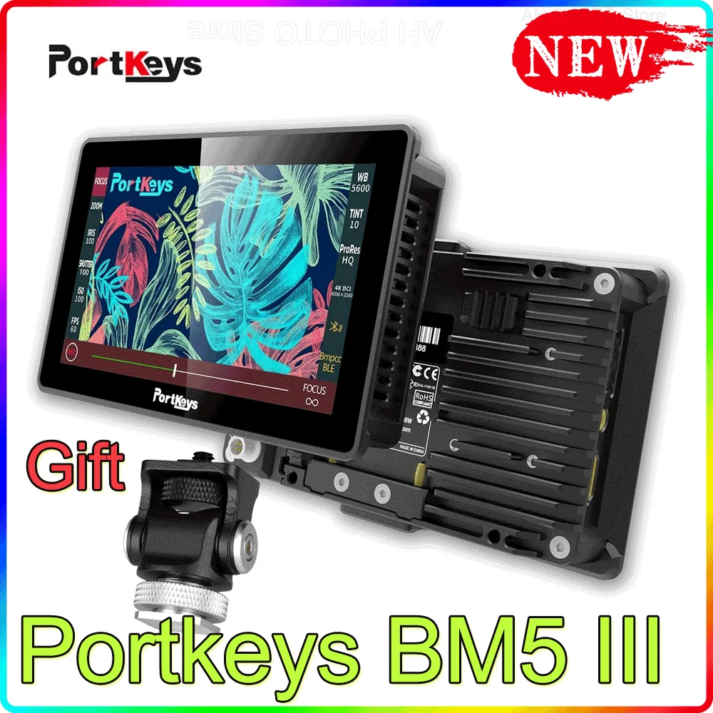 

Portkeys BM5 III Monitor 2200nit 3G SDI Super Heldere Camera Control Touch Screen Fhd Op Camera 5.5 inch for Blackmagic Sony New