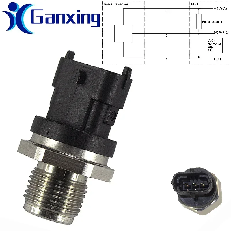 Датчик высокого давления в топливной рампе RENAULT Master Traffic Mercedes-Benz 1.9 2.2 2.5DCi DTi 0281002907