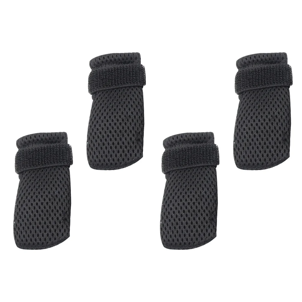 

4Pcs Indoor Cat Paw Socks Cat Foot Protective Cover Kitten Claw Polyester Caps