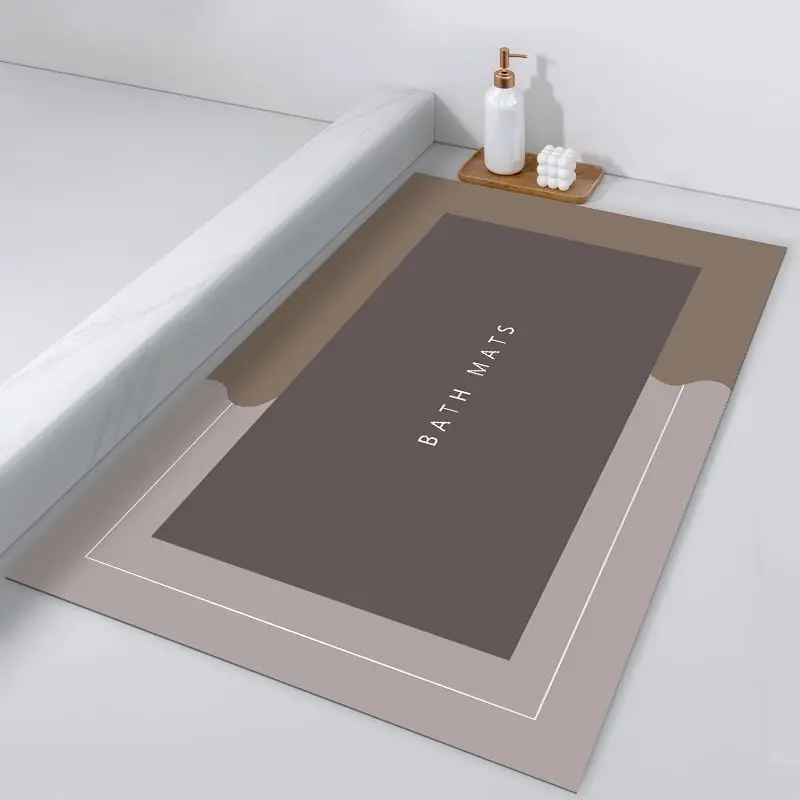 Влагопоглощающие моющиеся грязеотталкивающие напольные коврики для ванной и
