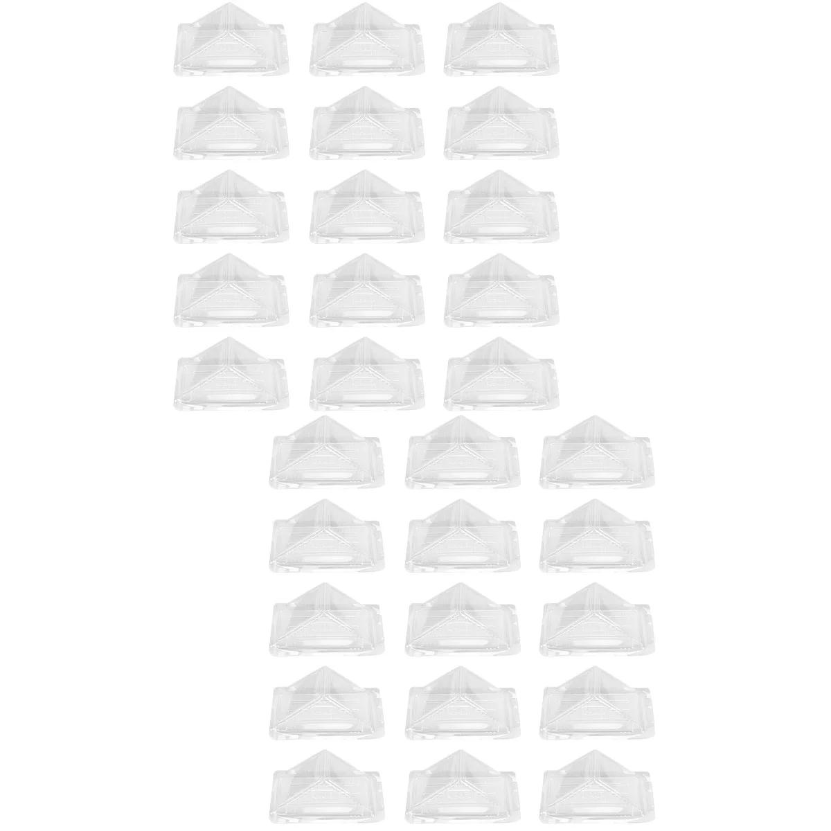 

200 Pcs Sandwich Packaging Box Cake Food Container Party Favor