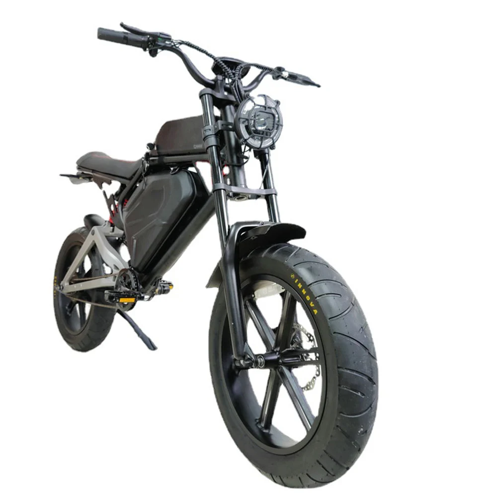 

26 Inches Adult Electric Bicycle Lithium Battery Aluminium Alloy Bold Integrated Tire Comfortable Seat Dual Disc Brakes