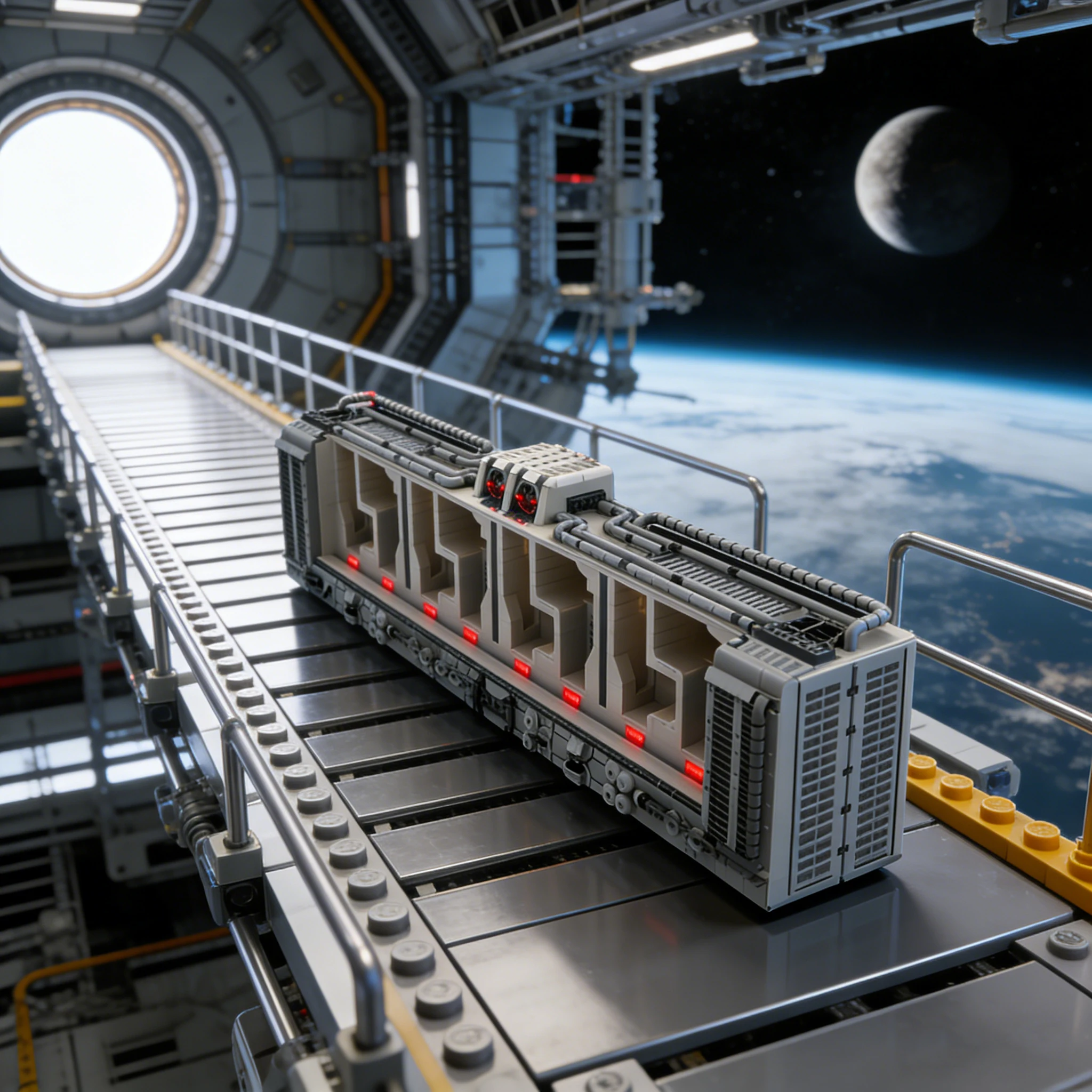Фото 2623 деталей Конструктор Moon-MaxSecurityPrison MOC: Модульная модель здания, развивающий конструктор, игрушка для самостоятельной сборки, подарок на праздники №5