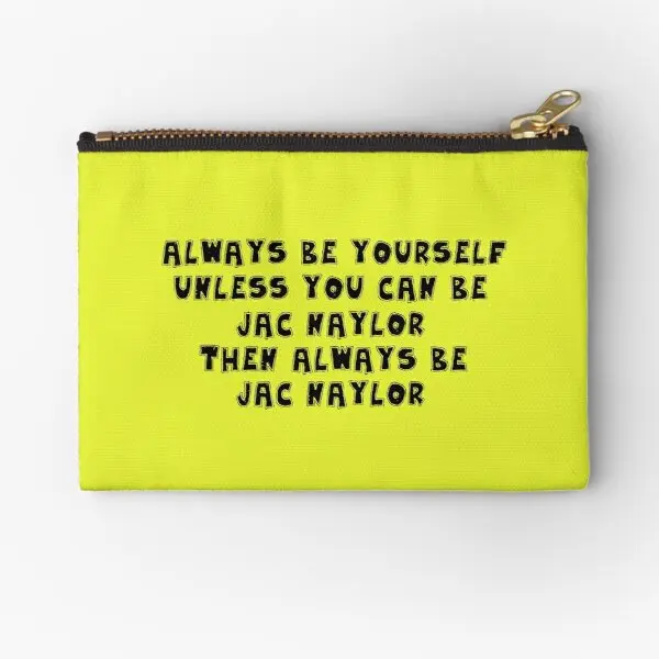 

Always Be Jac Naylor Zipper Pouches Storage Men Wallet Women Pure Packaging Cosmetic Bag Coin Money Pocket Socks Small
