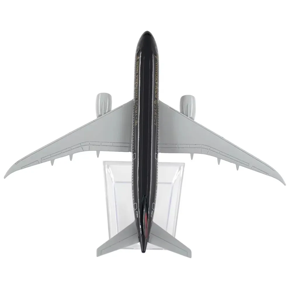 Фото Металлическая модель самолета Boeing 787 Jordanian Airline, 16 см, масштаб 1:400, из литого сплава, с подставкой №2