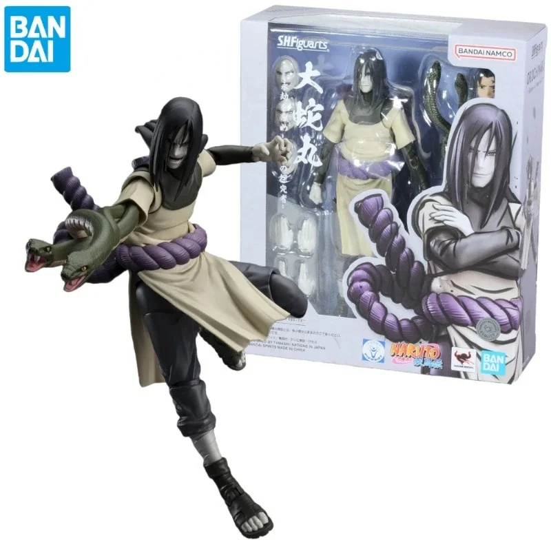 В наличии Bandai S.H. Фигуртс SHF Наруто орочимару вечная истина-Seeker Shippuden Аниме фигурки