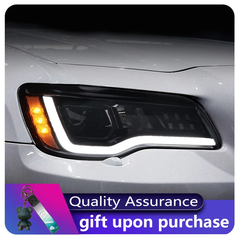 Авто ходовые огни для автомобилей 12 В Chrysler 300C 2011-2017 светодиодные фары Drl высокая