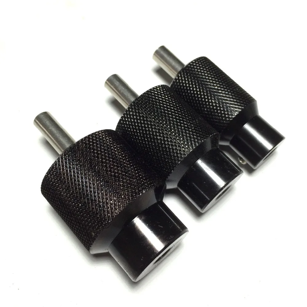 

3pcs BLACK ALUMINIUM TATTOO GRIP & TUBE machine power ink kit