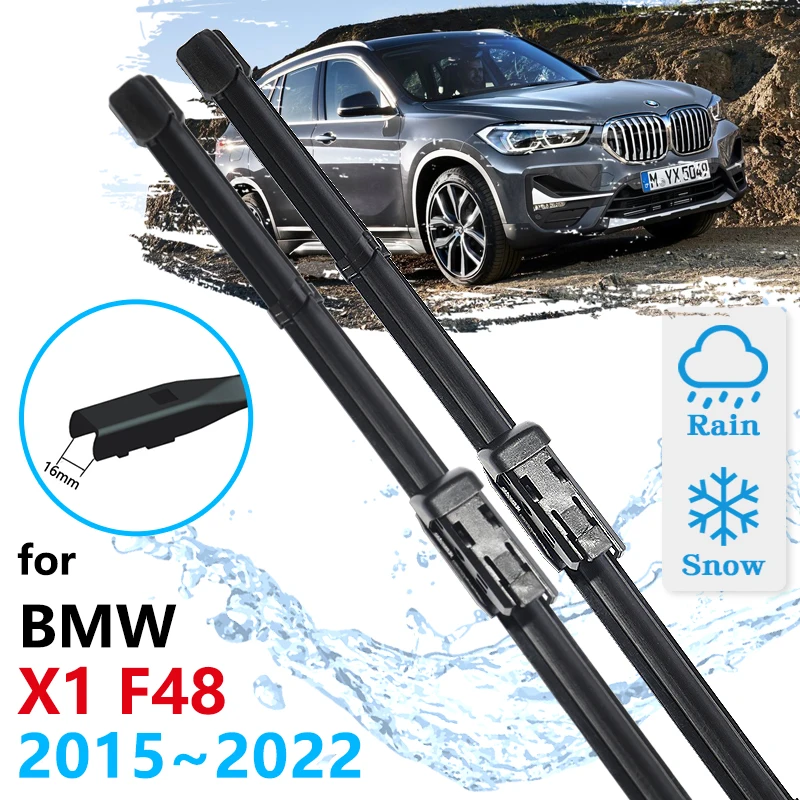 

Car Front Wiper Blades For BMW X1 F48 2015 2016 2017 2018 2019 2020 2021 2022 Windscreen Windshield Washer Brushes Accessories