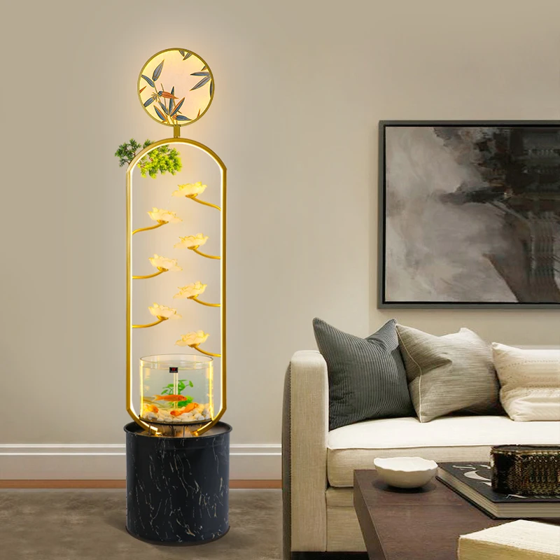 Большая емкость для рыб XK с циркулирующей водой роскошный современный напольный