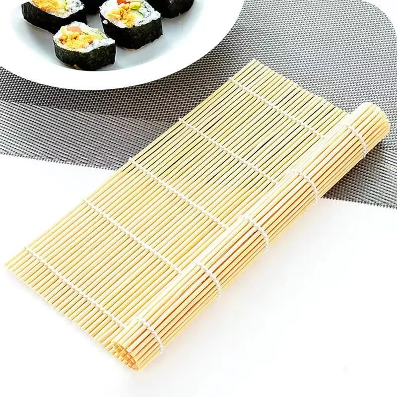 

2022New Japanese Bamboo Sushi Roller Rolling Mat DIY Onigiri Roller Kitchen Gadgets Japanese Rice Food Roll Mold Cooking Accesso