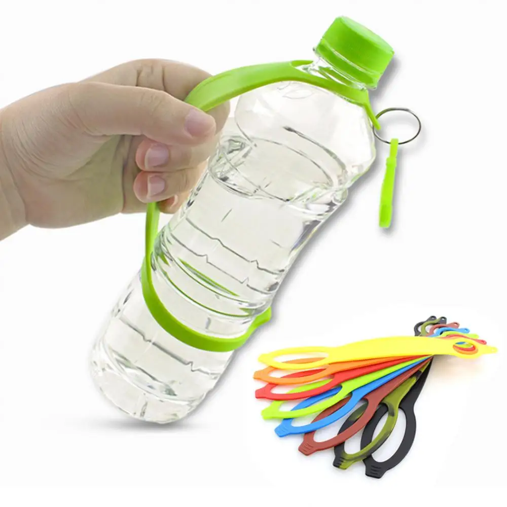 

Outdoor Camping Hiking Silicone Water Bottle Belt Holder Buckle Band