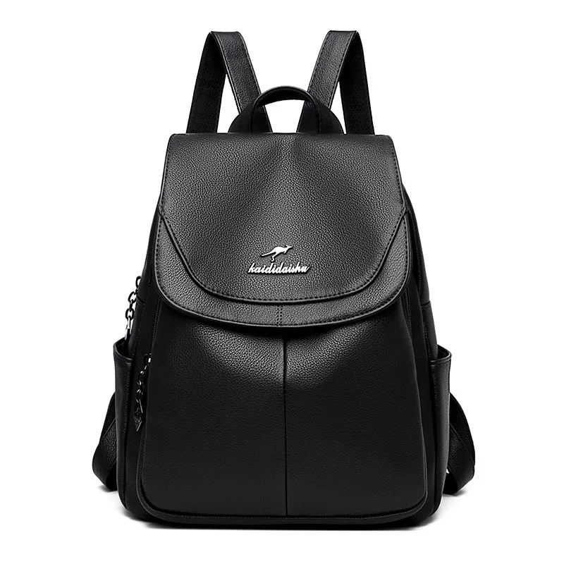 

Женские рюкзаки из искусственной кожи 2023, Высококачественный винтажный рюкзак для девочек, школьная сумка, женский рюкзак для путешествий, Модный женский рюкзак