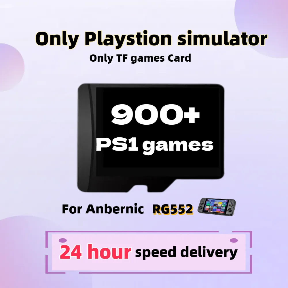

Anbernic RG552 Only PS1 Simulator 900+ Games 512GB TF Card Emulator Micro Sd Memory Classic Retro Handheld Pocket Open Source