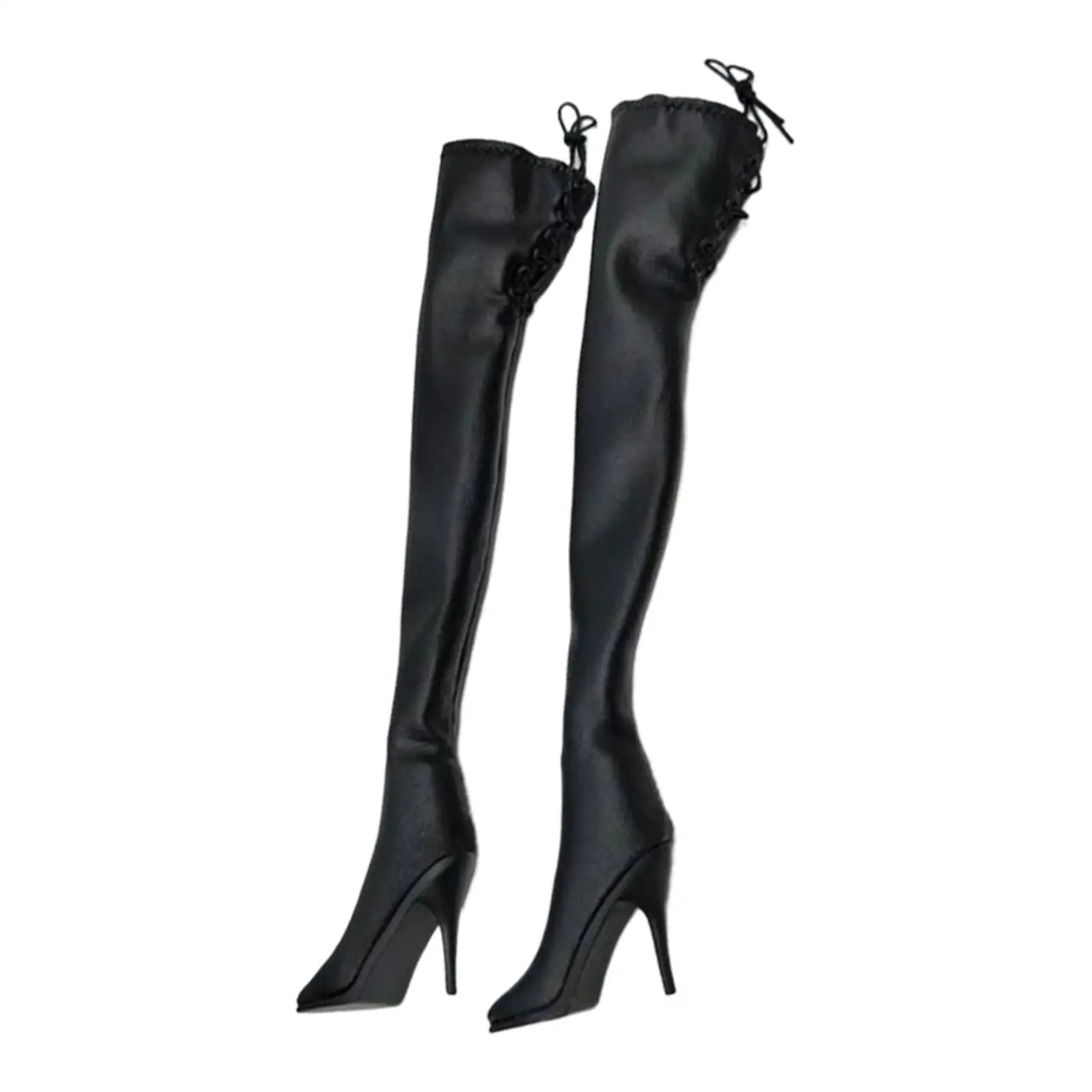 

1:6 Action Figure Boots DIY Project PU Leather for Women Figures Dress up