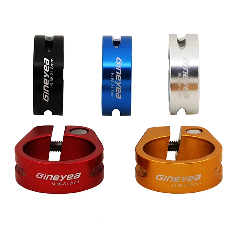 

Gineyea Aluminum Alloy Road Bicycle Seat Post Clamp 31.8mm/34.9mm Seat Pipe Clamp MTB Bike Seatpost Clamps Quadro De Bicicleta